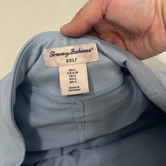 TOMMY BAHAMA Powder Blue Golf Tennis Pickleball Ruffle Skort L - Picture 4 of 5